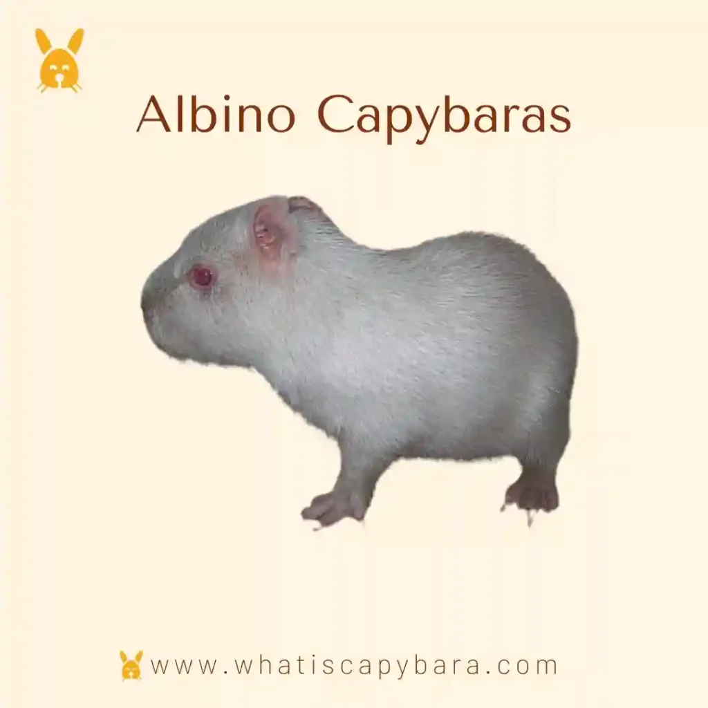 Albino Capybaras